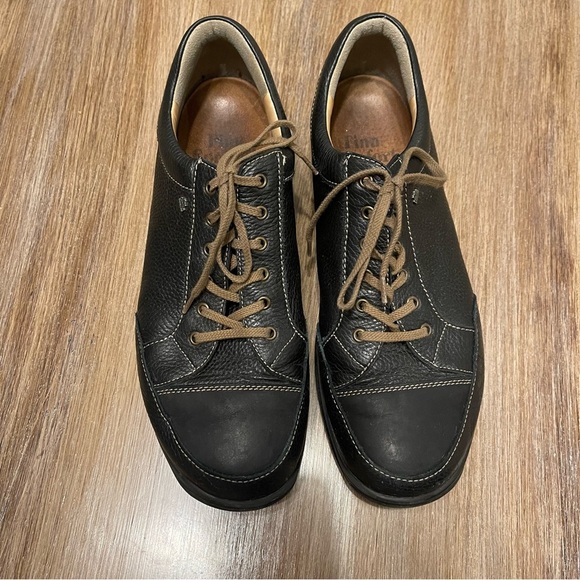 Finn Comfort Alamo Black Leather Sneakers Comfort Quality Sz 12 - Picture 2 of 12